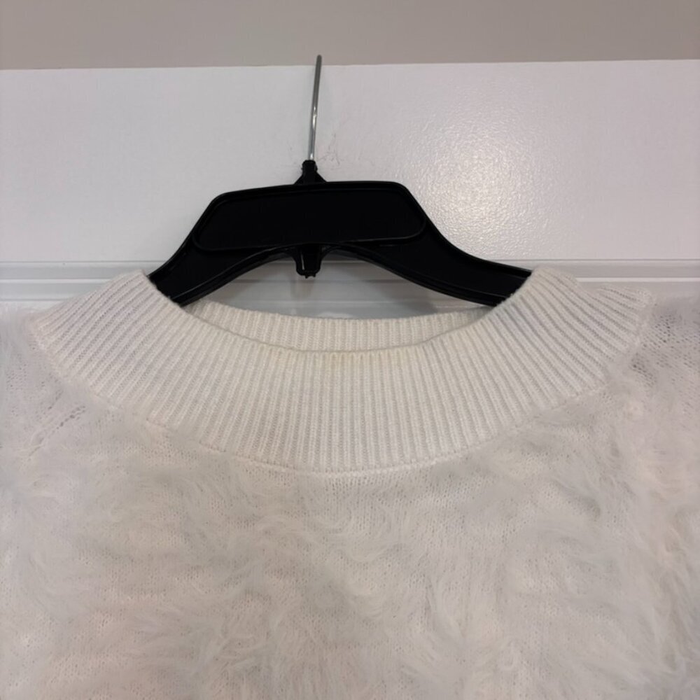 Urban Outfitters Sweet As A Peach Fuzzy Mock-Neck Sweater - Picture 3 of 7